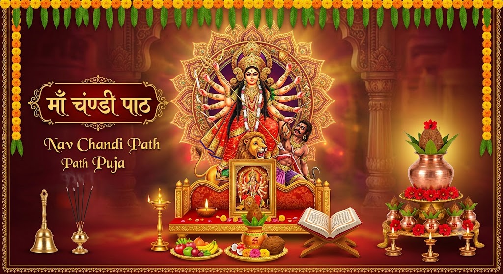 नव चंडी पाठ  पूजा